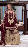 New Designer Party Wear Look Heavy Faux Georgette Top Plazzo & Dupatta Set