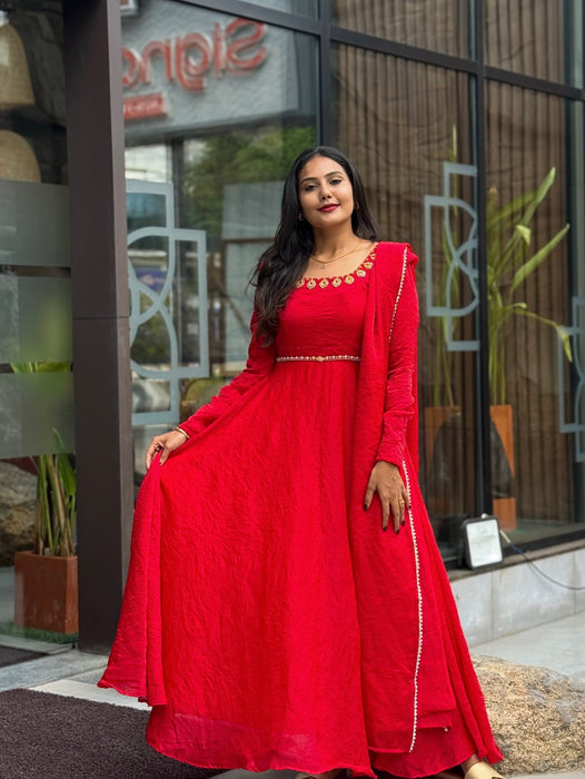 Fendy silk with Hand work Ready to Wear Beautiful Salwar Kameez