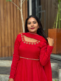 Fendy silk with Hand work Ready to Wear Beautiful Salwar Kameez