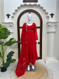 Fendy silk with Hand work Ready to Wear Beautiful Salwar Kameez