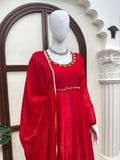 Fendy silk with Hand work Ready to Wear Beautiful Salwar Kameez