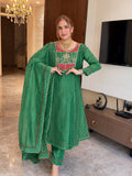 Pure Salsa & Salsa Butty Silk With Embroidery Beds Work Salwar Kameez