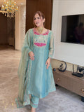Pure Salsa & Salsa Butty Silk With Embroidery Beds Work Salwar Kameez