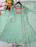 Pure Salsa & Salsa Butty Silk With Embroidery Beds Work Salwar Kameez
