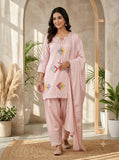 FESTIVAL SEASON WEAR BEAUTIFUL FARSI SUIT WITH SEQUENCE EMBROIDERY WORK KURTI ,SALWAAR AND DUPATTA