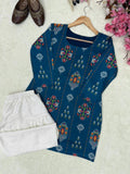 Premium Maslin cotton  Fully Digital printed Co-Ord Set