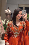 New Party Wear & Festive Look Pure Roman Silk Anarkali Gown Dupatta & Plazzo Set