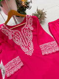 DESIGNER FARSI SUIT WITH EMBROIDERY WORK TOP SALWAAR AND DUPATTA