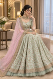 Premium Mulberry Silk Lehenga Choli Embellished With Beautiful Sequins Work
