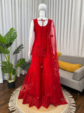 Heavy Soft Net with Intricate Thread With Sequence work Salwar Kameez