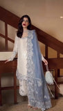 NewDesigner Party Wear Look Pure Roman Glass Top & Fancy Palazzo With Dupatta set
