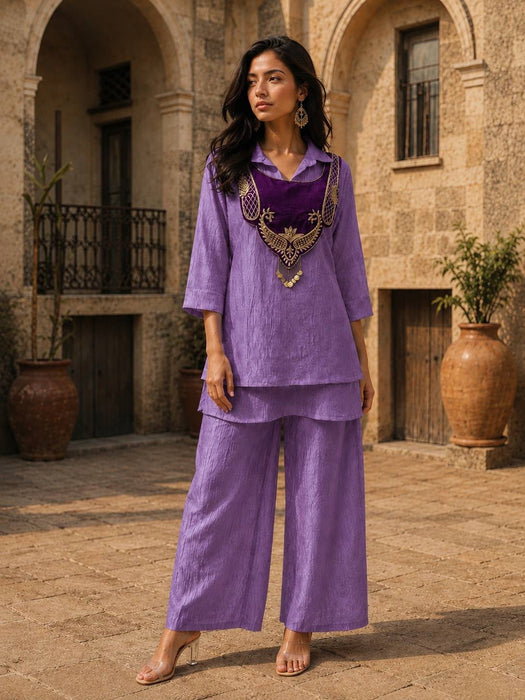 Beautiful crunchy silk Beautiful Festive Co-Ord Set