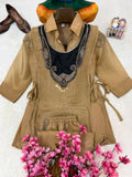 Beautiful crunchy silk Beautiful Festive Co-Ord Set