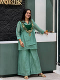 Beautiful crunchy silk Beautiful Festive Co-Ord Set