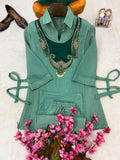 Beautiful crunchy silk Beautiful Festive Co-Ord Set