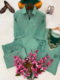 Beautiful crunchy silk Beautiful Festive Co-Ord Set