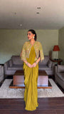 Premium Chinon Silk NEWLY LAUNCHED READY TO WEAR LEHENGA SAREE DESIGN SET