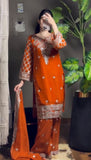 Faux Georgette with Intricate Thread with Sequence work Salwar Kameez