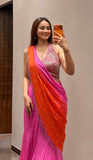 Premium Designer Lehenga Saree with Beautiful Digital Print