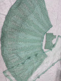Premium Soft Butterfly Net Lehenga Choli Embellished With Beautiful Embroidery Work