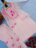 New Designer Party Wear Look Pure Natural Crepe Top & Farshi Palazzo With Dupatta set