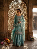 Pure Fendy Silk With Embroidery 5mm Sequence Work Salwar Kameez