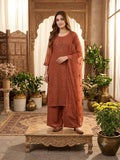 DESIGNER SUIT WITH SEQUENCE EMBROIDERY WORK TOP PLAZZO AND DUPATTA