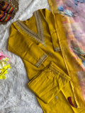 Roman Silk with Beautiful Embroidery With Sequence Work Salwar Kameez