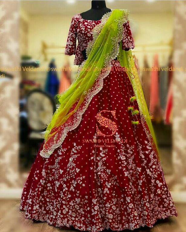 designer heavy lehenga choli