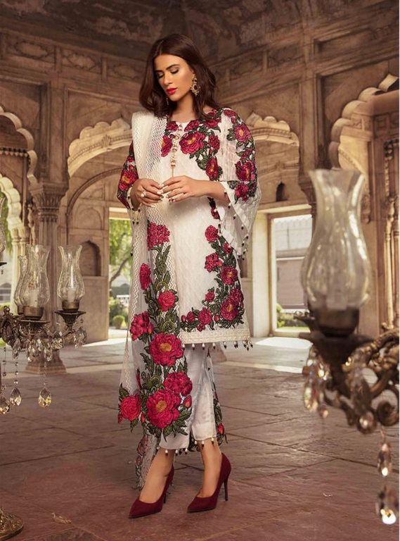 floral salwar kameez