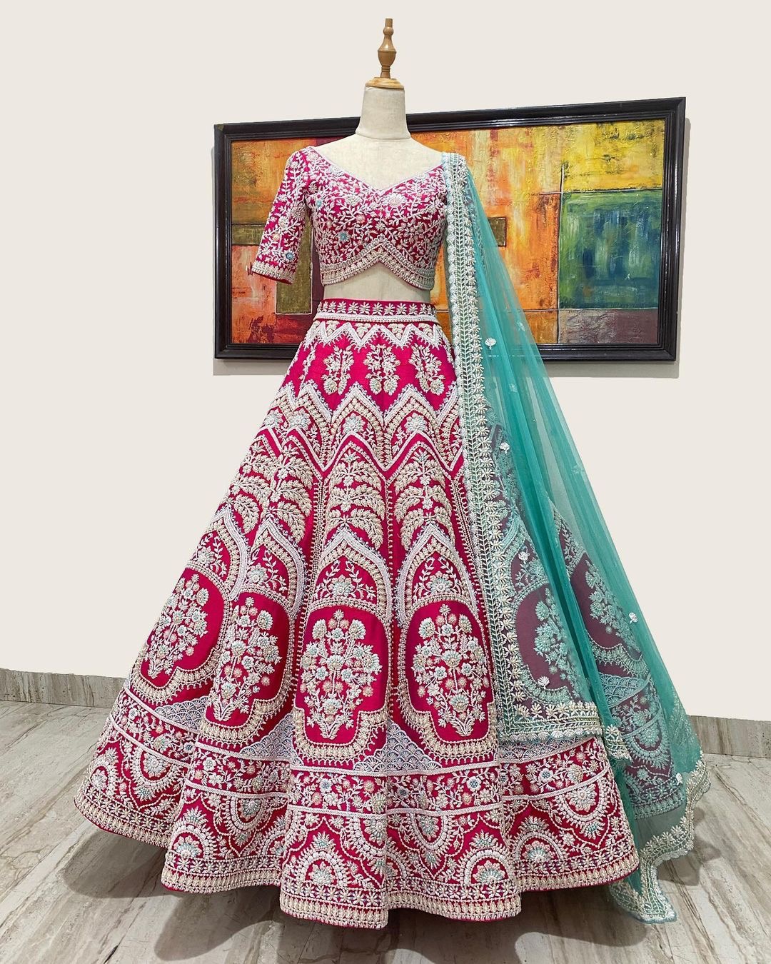 Machine Silk Embroidered Party Wear Lehenga Choli at Rs 4325 in Surat
