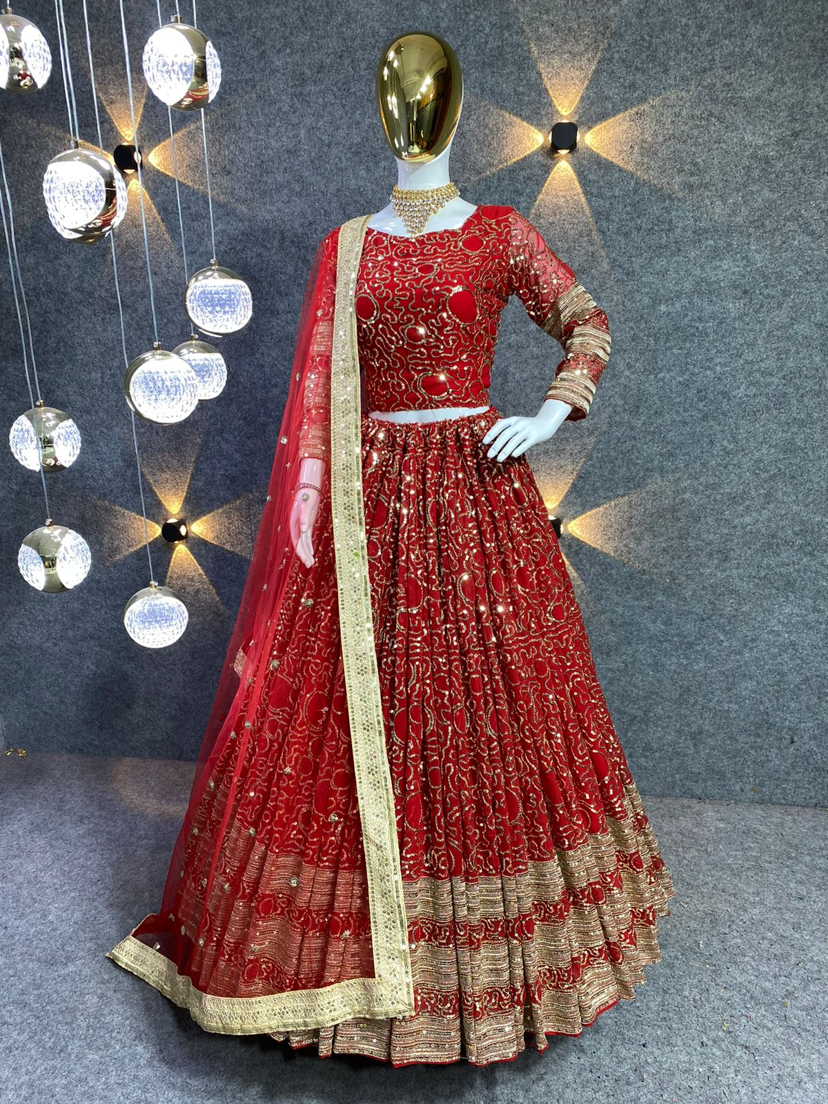 18632 NAVRATRI COLLECTIONS-2023 Attractive multiple fabric combination  Lehenga & Choli Dupatta Set - Reewaz International | Wholesaler & Exporter  of indian ethnic wear catalogs.